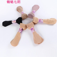 锦铭七玥厂泡泡口天鹅绒短丝袜女士加厚菠萝口提花袜地摊女丝袜短袜