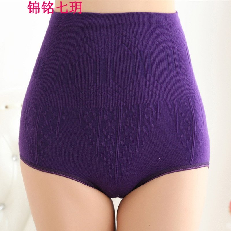 锦铭七玥女士高腰收腹裤提臀产后塑身裤束胃美体三角内裤地摊