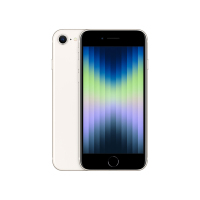 苹果 Apple iPhone SE3 128G 4.7英寸 星光色 (全新单机 无锁机器 没包装没配件)5G全网通手机 A15仿生芯片