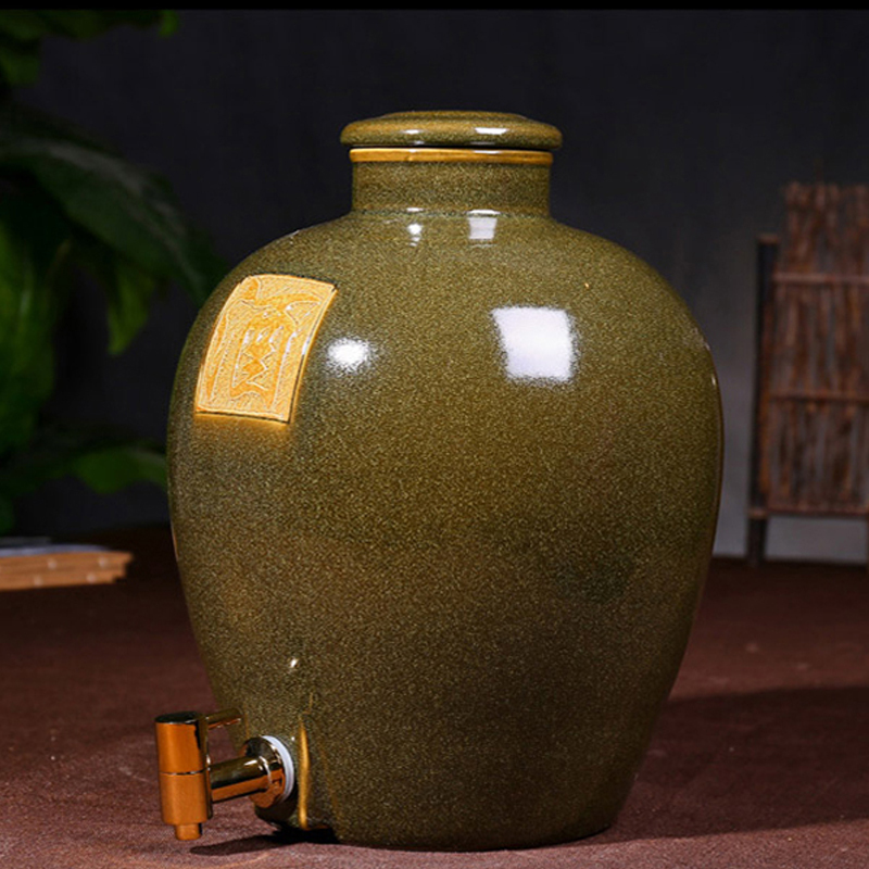 景德镇陶瓷酒坛密封酒缸酒瓶酿酒酒壶 50斤装