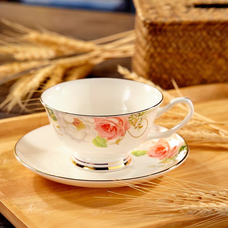 风源 欧式咖啡具骨瓷整套咖啡杯碟套装 咖啡壶高档礼品新婚