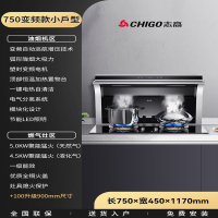 志高(CHIGO)分体式集成灶家用体感变频大吸力嵌入式小户型分体灶_小户型变频分体灶_液化气