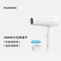 飞科(FLYCO)电吹风机家用理发店大功率便携可折叠速干冷热风筒发型师推荐