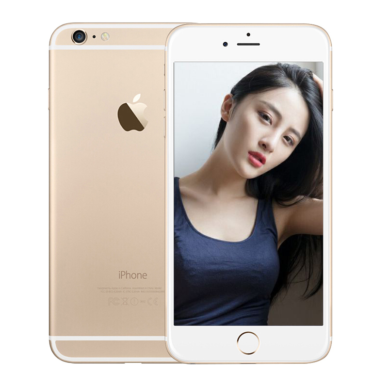 二手9成新appleiphone6plus金色64g苹果6p手机全网通4g过保