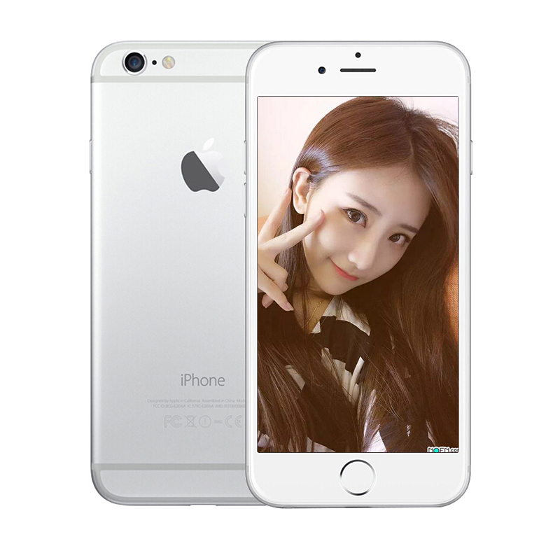 二手9成新appleiphone6plus银白128g苹果6p手机全网通4g过保