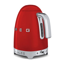 法国直邮 包邮包税 斯麦格（ SMEG）KLF04 意大利家庭厨房电器 温控电热水壶 红色 法国进口