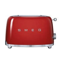 法国直邮 包邮包税 斯麦格（ SMEG）TSF01 意大利家用2片装吐司机 多士炉 烤面包机 红色 法国进口
