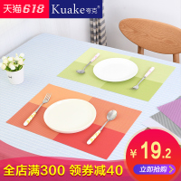 隔热垫餐桌垫西餐垫餐布防烫垫碗垫子PVC隔热防水餐盘垫家用杯垫