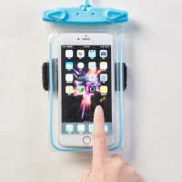 手机防水袋通用款挂脖触屏防尘包游泳温泉水下拍照潜水套