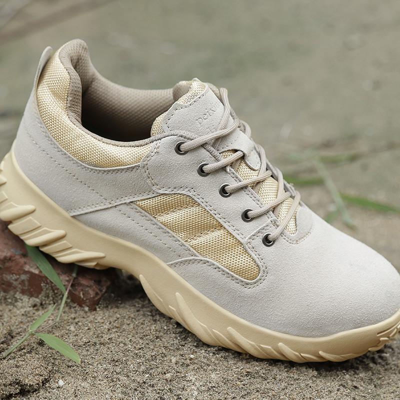 户外军迷低帮沙漠作战靴男士特种兵作训战术靴军鞋夏季陆战靴