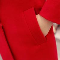 2017新款我的前半生马伊俐罗子君同款中长款毛呢外套女2017秋冬新款外大衣