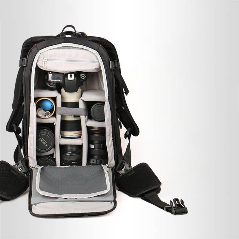 2017新款相机包专业单反相机双肩背包摄影包双肩包男佳能尼康防水大容量男女摄影器材大容量背