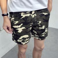 2017新款港仔夏季3分超短裤男士韩版沙滩裤夏天大码迷彩裤三分裤运动短裤
