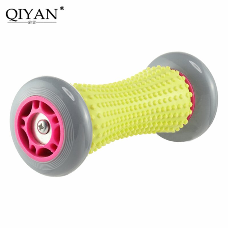 手部足底按摩滚筒按摩轮男女成人家用办公室健身器材脚底放松肌肉按摩棒 手足按摩滚筒（颜色随机