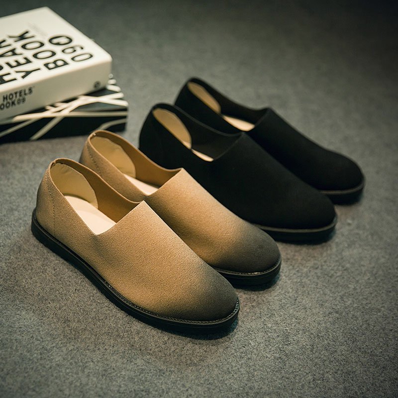 春夏 日系基本款 百搭男鞋 男式套脚休闲小皮鞋乐福鞋单鞋X127P95