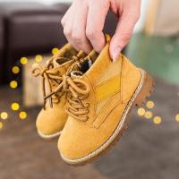 春秋季儿童鞋子马丁靴宝宝鞋男小童0-1-3-5岁婴儿鞋软底学步鞋女2