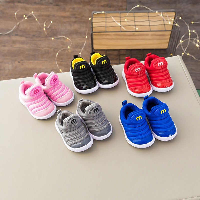 宝宝鞋子1-3岁男春秋季儿童运动鞋毛毛虫2婴儿鞋女小童软底学步鞋