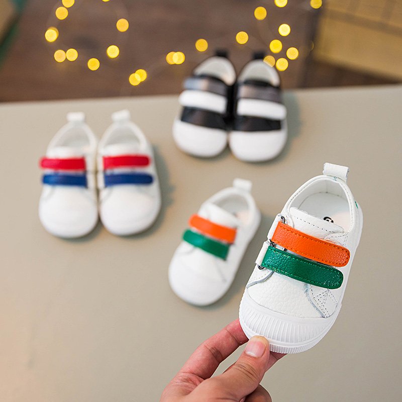 儿童鞋子秋季新款0-1-3岁男宝宝休闲运动小白鞋女小童婴儿学步鞋