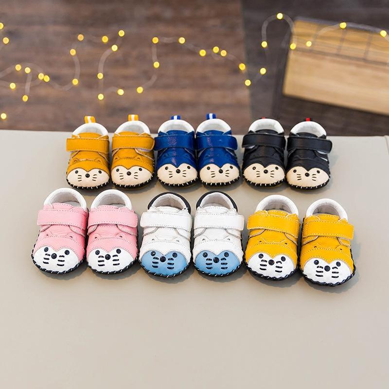 婴儿鞋软底步前鞋春秋季6-12个月0-1岁宝宝鞋男虎头防滑学步鞋女