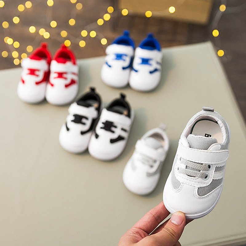 春秋季童鞋0-1-3岁宝宝鞋女小童6-12个月婴儿鞋男学步鞋2软底潮鞋