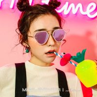 韩版太阳镜新款轻盈炫彩镀膜小框墨镜女个性百搭男士太阳眼镜