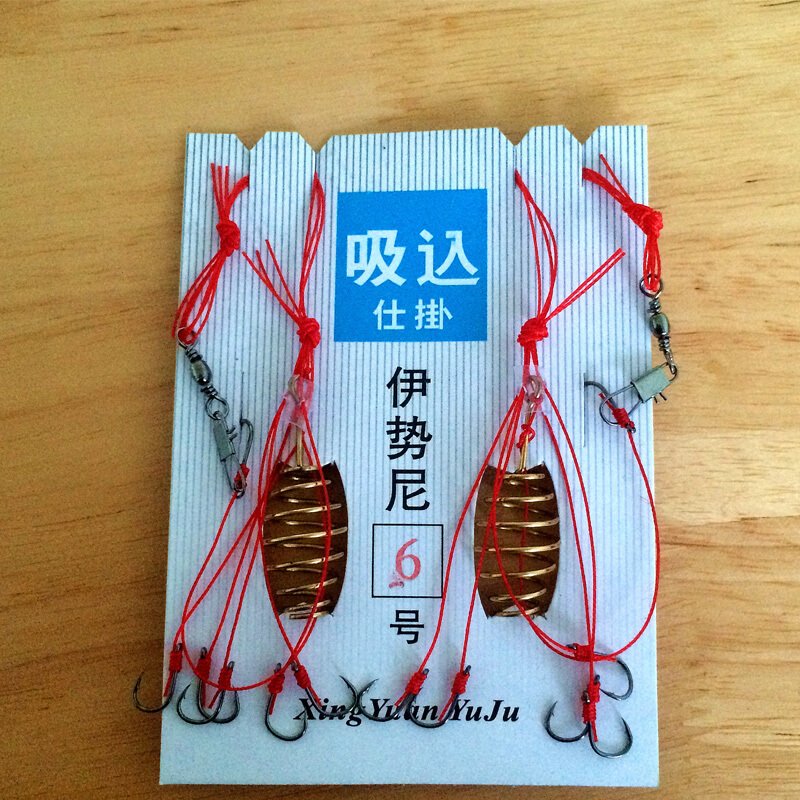 伊势尼鬼爪吸入式爆炸钩组/袋有倒刺进口钓鱼鱼钩渔具用品