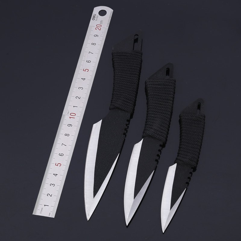 正品套装小直刀美国绑腿军刀户外防身潜水求生装备非蝴蝶折叠刀具