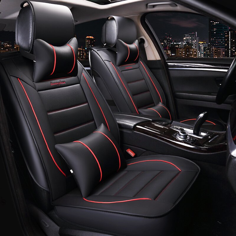 汽车坐垫全包汽车座套卡通女四季通用大众高尔夫福克斯骐达冬季坐垫