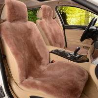 汽车坐垫冬季羊毛座垫羊剪绒短毛四季通用新款时尚保暖皮毛一体纯羊皮