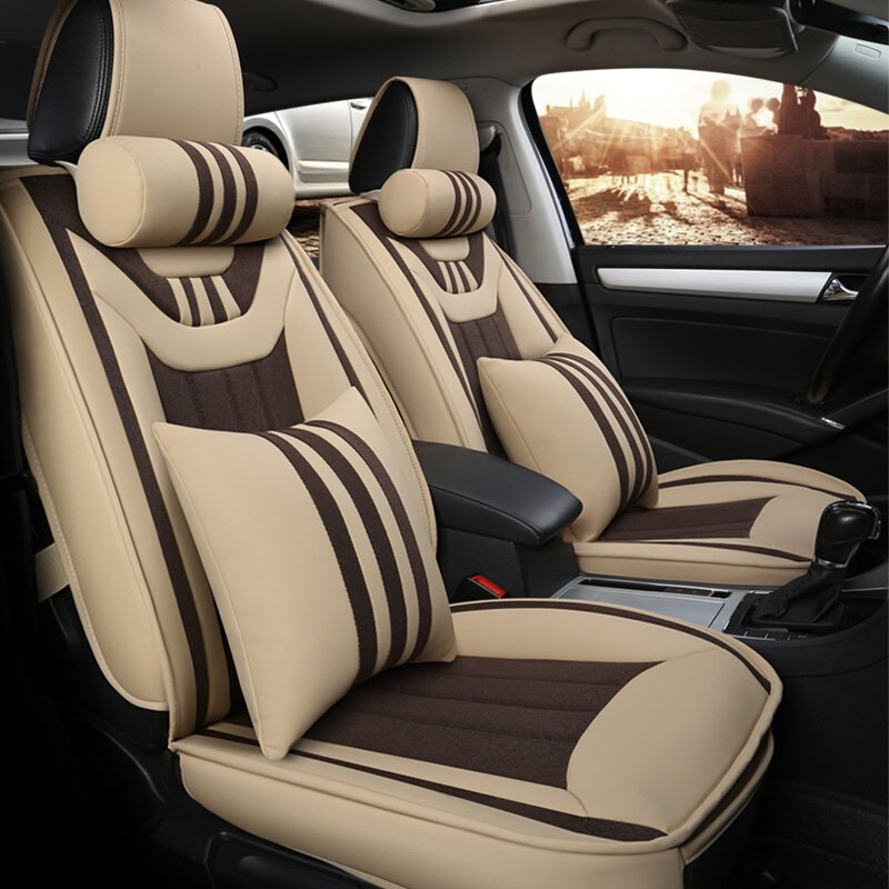 四季通用全包新款福特福克斯二厢嘉年华三厢蒙迪欧翼虎致胜坐垫套秋四季专用汽车座套