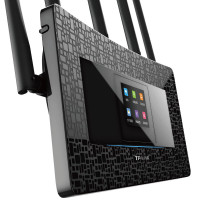 TP-LINK TL-WDR6510 1300M 11AC双频触屏无线路由器 穿墙 千兆智能WIFI