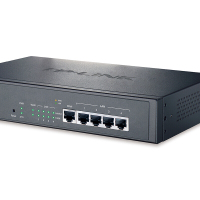 TP-LINK TL-R478 单WAN口企业级高速有线路由器 VPN上网行为管理微信认证