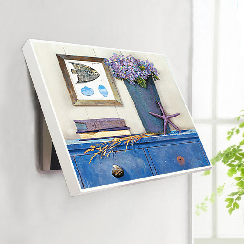 舒厅电表箱装饰画强电箱空开箱遮挡画免打孔配电箱开关闸盒挂画壁画