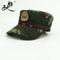 作训帽鸭舌帽消防迷彩帽军绿色休闲帽子