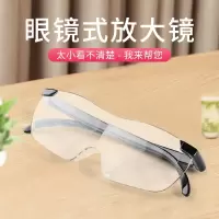 放大镜头戴式老人读书看报用阅读老年人高倍高清1000眼镜式双目