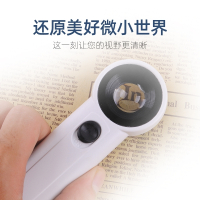 放大镜高倍高清40倍带灯手持带光源LED专业古董古玩珠宝鉴定