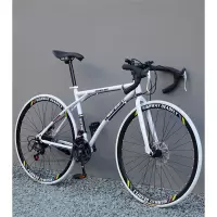 公路自行车赛车变速活飞弯闪电客把超快竞速破风超轻实心胎死飞男女单车
