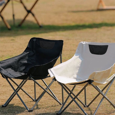 妖怪户外月亮椅折叠椅子便携式马扎靠背钓鱼椅凳露营野餐凳子美术写生