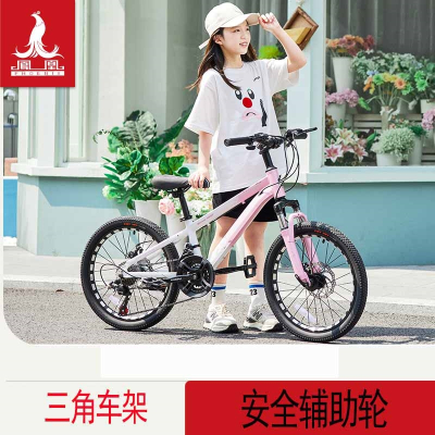 凤凰(PHOENIX)官方自行车2022寸男女变速山地车越野公路单车青少年学生车