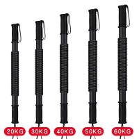 妖怪臂力器臂力棒男士家用健身胸肌训练器材练手臂握力小臂力量训练_黑色基础款20公斤适用女性_30公斤