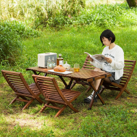 妖怪蛋卷桌户外折叠桌子露营装备套用品桌椅便携式野餐野营旅行置物