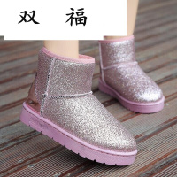 冬季雪地靴女简约经典平底短筒靴子加厚加绒保暖棉靴学生棉鞋子女