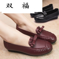 天天特价妈妈鞋单鞋大码中老年女鞋平底软底老人老太太二棉鞋秋冬