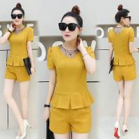 2018夏季新款衣服韩版两件套阔腿短裤时尚名媛宽松气质套装女装潮
