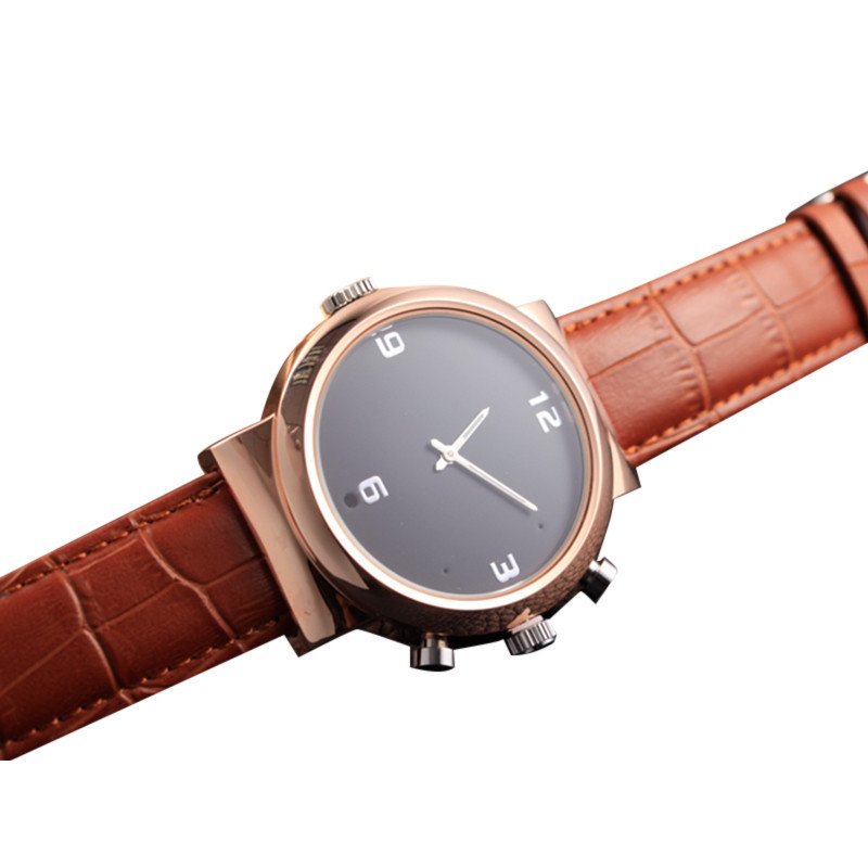 柏族 高清运动DV相机无线摄像手表微型摄像机迷你多功能会议执法取证录音录像手表智能录像隐形超小摄像头 16g内存卡