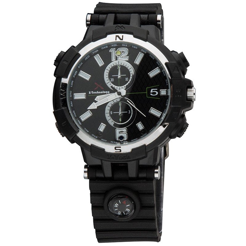 柏族 智能高清无线WIFI摄像手表 微型迷你安防监控摄像机 夜视1080P摄像手表 户外运动 智能摄像头 标配16G内存