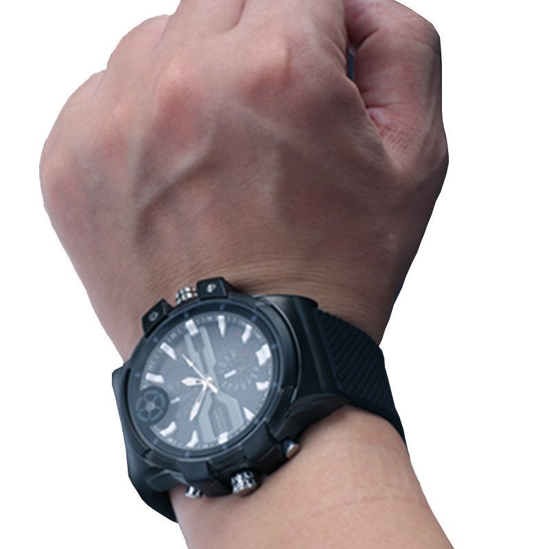 柏族 W900高清智能手表摄像机 会议录音录像隐形手表 运动摄像智能手环 微型超小摄像头 迷你户外运动相机 8G内存