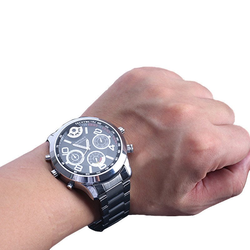 柏族 W900高清智能手表摄像机 会议录音录像隐形手表 运动摄像智能手环 微型超小摄像头 迷你户外运动相机 8G内存