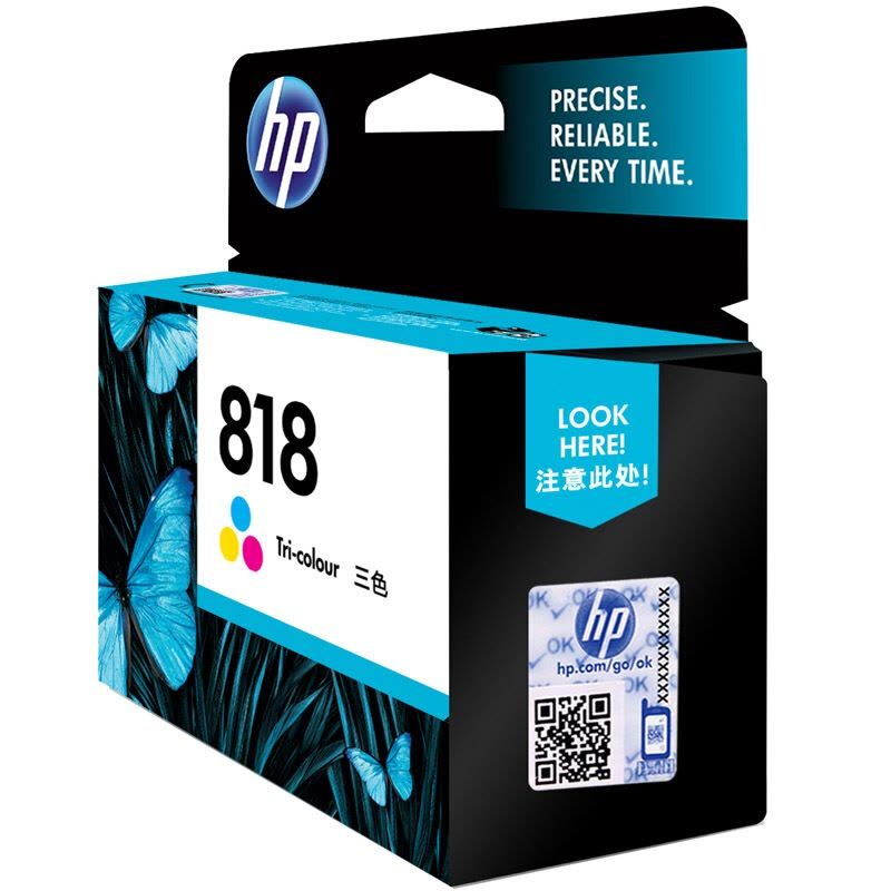 惠普(HP)CC643ZZ 818 彩色墨盒(适用F2418 F2488 F4288 F4488 ENVY 110)图片