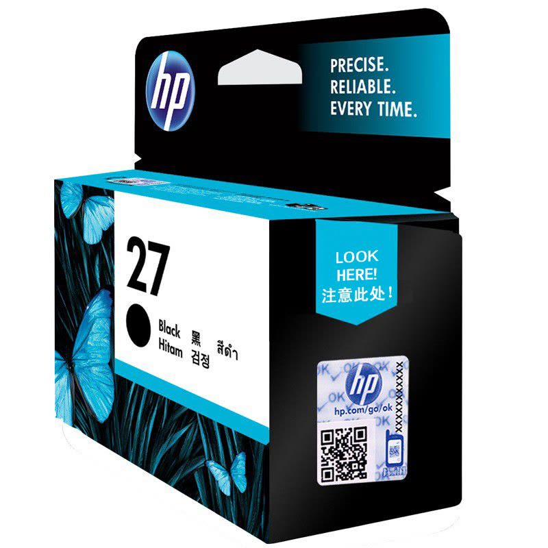 惠普(HP)C8727A 27 黑色墨盒(适用Officejet 4255 4256 4355 5608 5609)图片